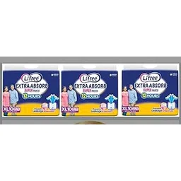 COMPATIBLE WITH Lifree SUPER EXTRA Absorb Adult Diaper Pants For Unisex Adult Pant Style Diapers EXTRA LARGE (XL10 PACK OF 3)-image-14