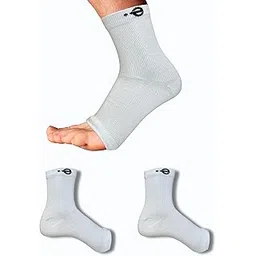 Compression Socks Open Toe | Bamboo Cotton Compression Socks Women | Ecosync | Nano Socks for Men Neuropathy | Plantar Fasciitis | White | Arch Support | Foot & Ankle Swelling | Injury Recovery-picture-35