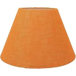 Conical Lamp Shade, 14 inches, Standard Size, Orange Texture Color-picture-25