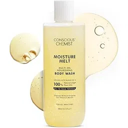 conscious chemist Conscious Chemist® Multi-Oil Body Wash Shower Gel | 300ml | Moisturizing Body Wash for Men & Women | Hydrates Dry Skin, Enhances Glow & Softness | Gentle Formula, Suitable for All Skin Types-picture-14
