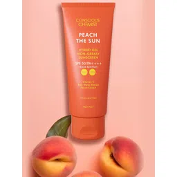 Conscious Chemist Hybrid Peach Sunscreen SPF 50 PA++++ Zero Whitecast With Vitamin C-50g-picture-15
