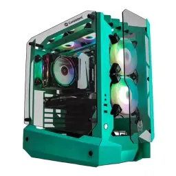 Consistent Cosmos Gaming Cabinet Green Supports Micro ATX/Mini-ITX Motherboard, CIG2014-image-16