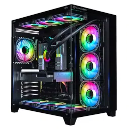 Consistent Defender Gaming Cabinet Black Supports Micro ATX/Mini-ITX Motherboard, CIG2013-image-18