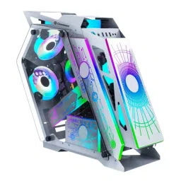 Consistent Destroyer Gaming Cabinet Silver Supports Micro ATX/Mini-ITX Motherboard, CIG2012-image-7