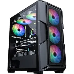 Consistent Lunar Gaming Cabinet 2010 | Support: Micro ATX/ATX/ITX | 6 FRGB Cooling Fan | Total Fan Option 8-image-21