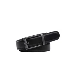 CONTACTS Men Black Leather Belt-picture-15