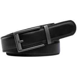 contacts Men Casual, Evening, Formal, Party Black Genuine Leather Belt-picture-35