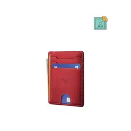 CONTACTS Men Red Leather Card Holder-picture-21