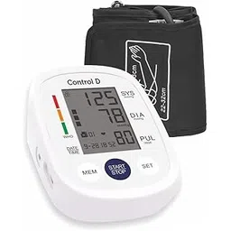 Control D Homely CPort BP Monitor Automatic Accurate Digital Blood Pressure Checking Machine Upper Arm Portable Digital Blood Pressure Monitor BP Machine Power With Micro USB (White, Silver)-picture-26