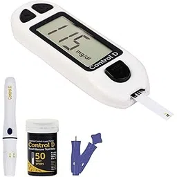 Control D White 50 Strips & Glucometer-picture-13