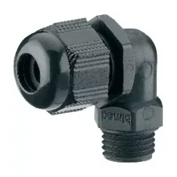 Controlwell Pg 7 G Thread Polyamide Elbow Type Cable Glands Black EG-21-picture-17