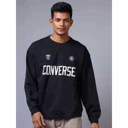 Converse Men Typography Printed Round Neck Long Sleeves Sweatshirt-picture-19