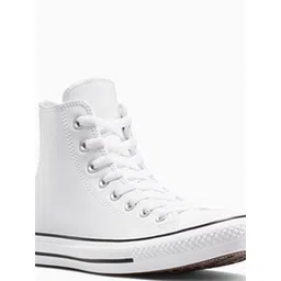 Converse Unisex Colourblocked Leather High-Top Lace-Ups Sneakers image 2