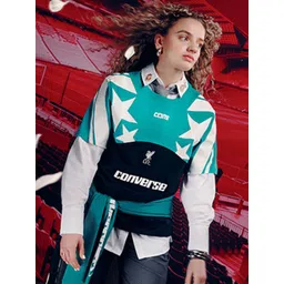 Converse Unisex Colourblocked Round Neck Regular Fit Printed Cotton T-shirt-picture-16