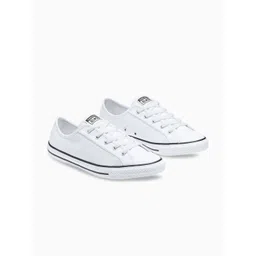 Converse Women Leather Round Toe Lace-Ups Sneakers-picture-34