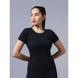 Converse Women Ribbed Slim Fit T-Shirt-picture-41