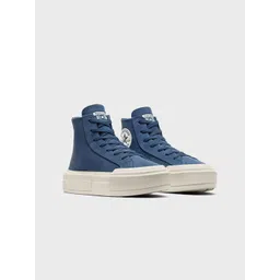 Converse Women Suede High-Top Round Toe Comfort Insole Lace-Ups Sneakers-picture-15