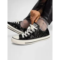 Converse Women's CTAS Black Sneakers-picture-24