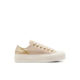 Converse Women's CTAS PLATFORM Beige Sneakers-picture-22
