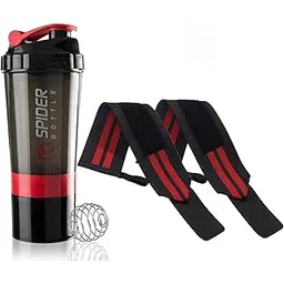Cool Indian Gym Protein Shaker Bottle with Gym Wrist Band for Boys and Girls. Protein Shaker !Leakproof Shaker !Wrist Supporter !Weightlifting Supporter Band.(Pack of 2) (RED)-picture-30