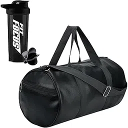 cool indians Duffle Gym Bag Combo with Fit Focus Shaker Water Bottle Men & Women Sports Bag for Men Gym Protein Shaker Bottle 20L Gym Bag with 700ML Gym Water Bottle Travel Bag Sipper Bottle (Black)-picture-37