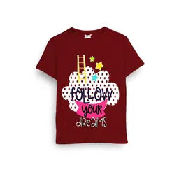 Cooldesi Kids Maroon Tshirts-picture-11