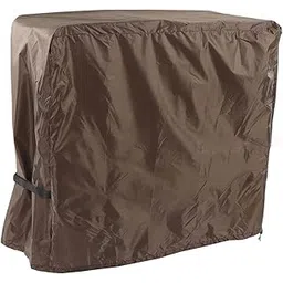 Cooler Cart Cover, Beverage Cart Cover Protective with Storage Bag for Patio (Brown) image 1