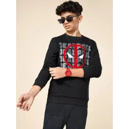 Coolsters by Pantaloons Boys Black Cotton Printed Sweatshirts-picture-39