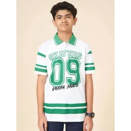 Coolsters by Pantaloons Boys Blarney & White Cotton Printed T-Shirts-picture-16