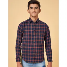 Coolsters by Pantaloons Boys Gingham Checked Cotton Casual Shirt-picture-14
