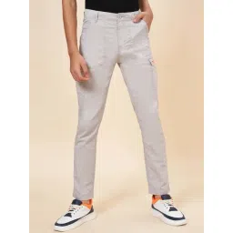 Coolsters by Pantaloons Boys Grey Cotton Regular Fit Trousers-picture-12