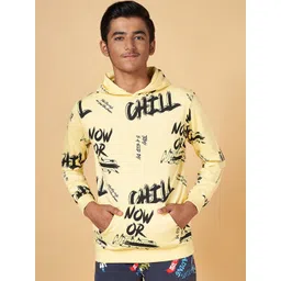 Coolsters by Pantaloons Boys Printed Hooded Cotton Sweatshirt-picture-37