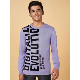 Coolsters by Pantaloons Boys Typography Printed Round Neck Pullover Sweater-picture-30