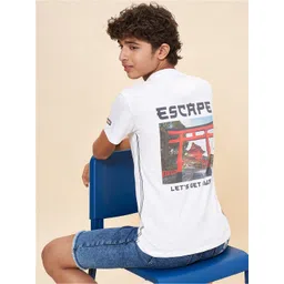 Coolsters by Pantaloons Boys Typography Printed Round Neck Short Sleeves Cotton T-shirt-picture-19