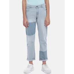 Coolsters by Pantaloons Girls Blue Mildly Distressed Jeans-picture-32