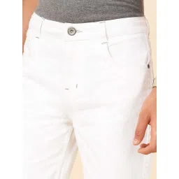 Coolsters by Pantaloons Kids Bright White Cotton Solid Shorts image 5