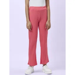 Coolsters by Pantaloons Kids Cloud Pink Cotton Regular Fit Pants-picture-31