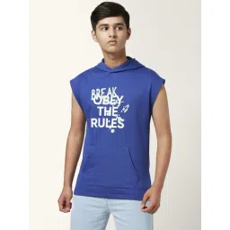 Coolsters by Pantaloons Kids Navy & White Cotton Printed T-Shirt-picture-33