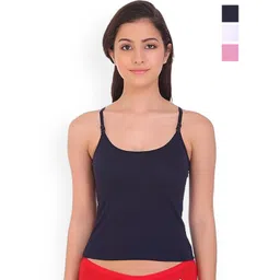 CoolTees4U Pack Of 3 Non Padded Cotton Camisoles-picture-24