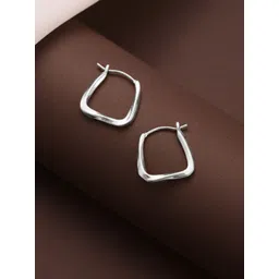 COOLWOOL Geometric Hoop Earrings image 1