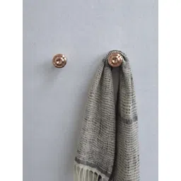 COPPRE Metallic Copper Small Antimicrobial Wall Peg - Set of 2-picture-12