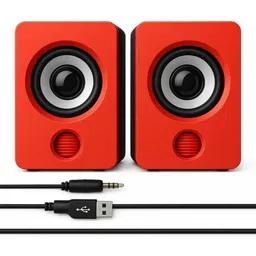 Coracao 6W USB Computer Speaker | Deep Bass, Clear Stereo Plug-and-Play for Mobile & PC 6 W Bluetooth Laptop/Desktop Speaker-picture-11