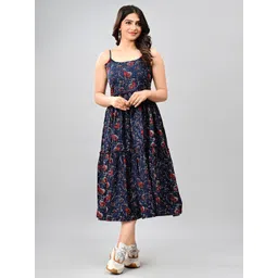 CORDSET Floral Print Empire Midi Dress-picture-33