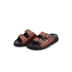 CORDWAINERS Men Textured Leather Comfort Sandals-picture-26