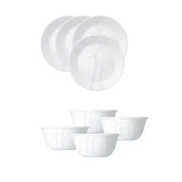 Corelle Asia Gold Series 8 Pc Basic, Mini, Starter Dining Set Set-Frost-picture-33