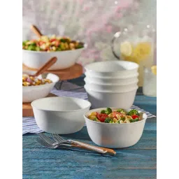 Corelle Livingware Winter frost Multicolor ?Plastic Katori - Set of 6-picture-42