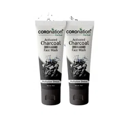 COROnation Herbal Set Of 2 Activated Charcoal Face Wash - 75 ml Each-image-21
