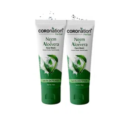 COROnation Herbal Set Of 2 Aloe Vera & Neem Face Wash - 75 ml Each-picture-11