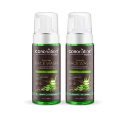 COROnation Herbal Set of 2 Aloevera Foaming Face Wash 160 ml Each-picture-18