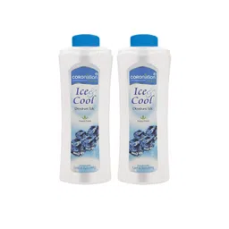 COROnation Herbal Set Of 2 Ice & Cool Refreshing Deodorant Talc Powders - 300g Each-image-17